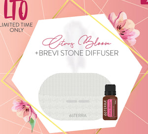 Doterra Brevi Stone Diffuser + Citrus Bloom - Mothers day Special Limited